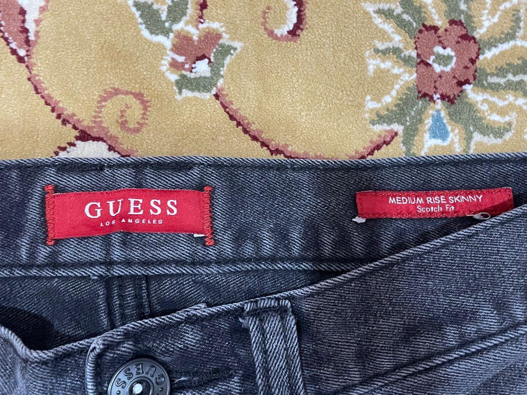 Guess medium rise skinny scotch fit sale