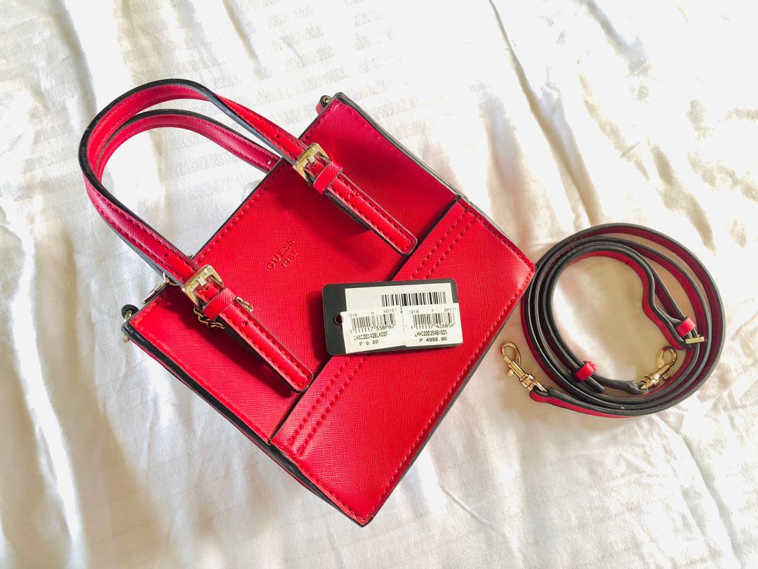 Guess Mini Top Handle Crossbody Bag, Women's Fashion, Bags & Wallets