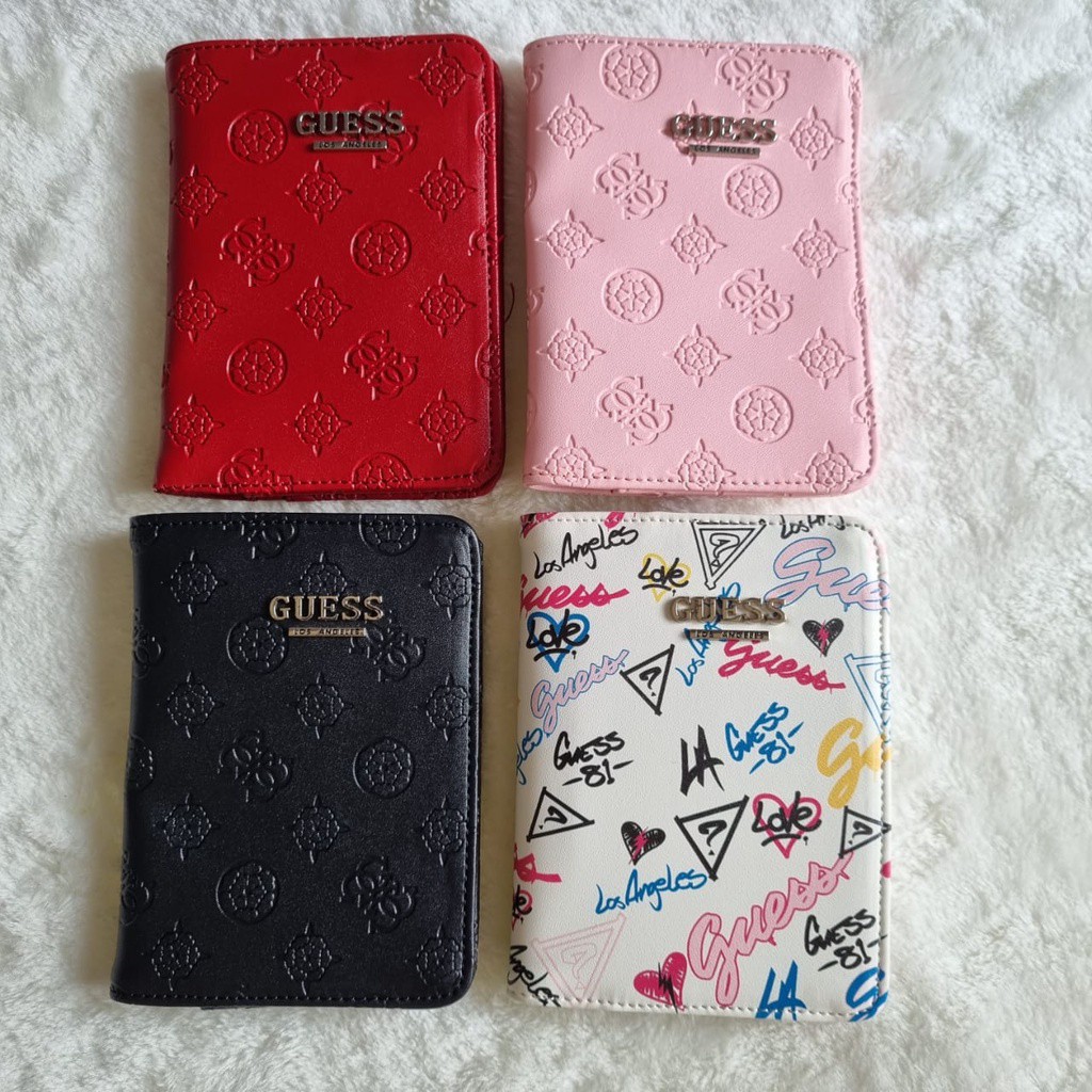 Guess Passport Holder, Luxury, Bags & Wallets on Carousell