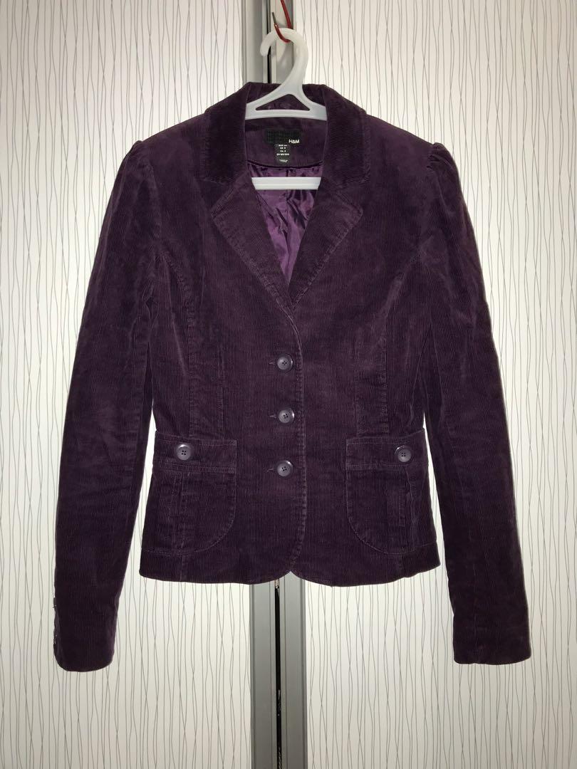 H&m 2024 cord blazer