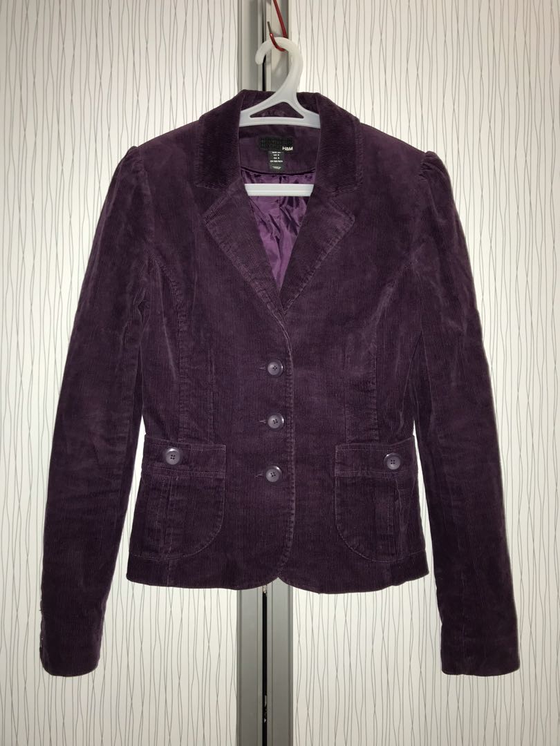 H&m corduroy blazer discount