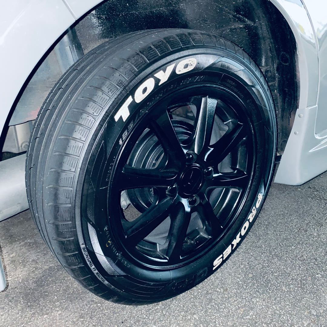 Honda Fit Jazz GE6 GE8 Tyres Rims, Car Accessories, Tyres & Rims on ...