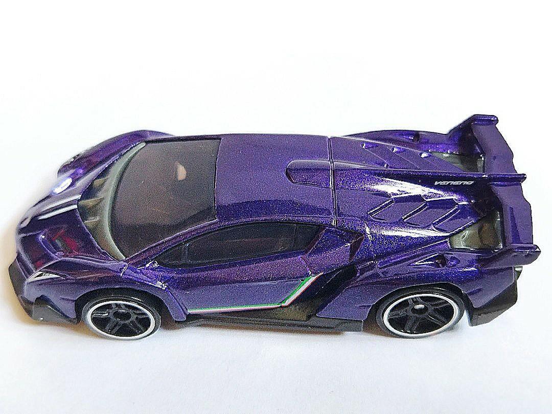 Hot Wheels 2021 Hw Exotics 5 Pack Lamborghini Veneno Metalflake Purple Loose Hobbies 9240