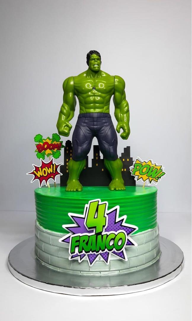 The Incredible Hulk Transforming Edible Cake Topper Image ABPID05463 – A  Birthday Place