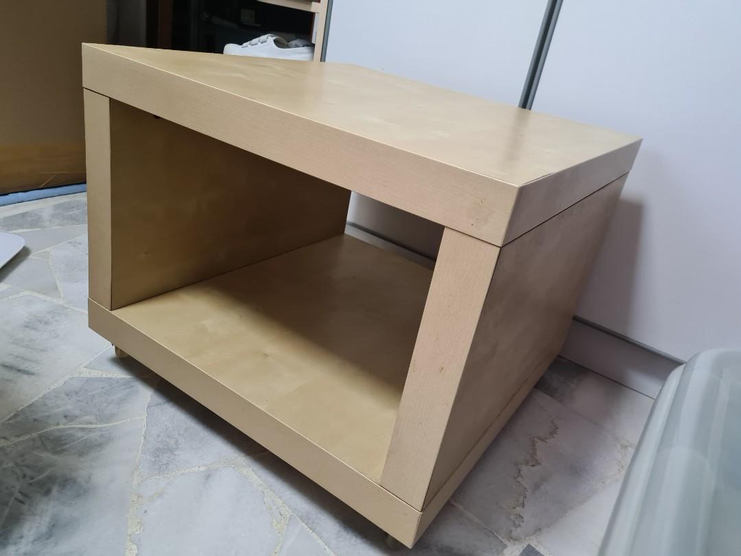 Ikea Side table with wheels, Furniture & Home Living, Furniture, Tables