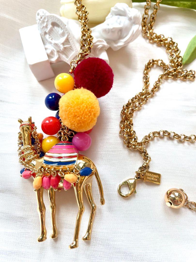 Camel necklace hotsell kate spade
