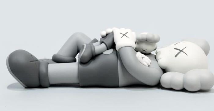 KAWS HOLIDAY SINGAPORE Figure GREY