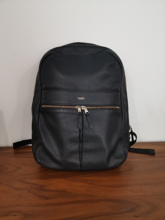 Knomo Beaux Leather Laptop Backpack (14"), Women's Fashion, Bags