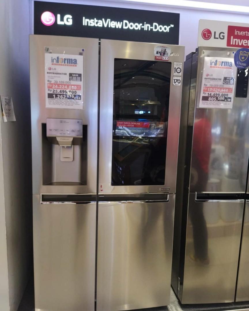 Kredit kulkas 4 pintu bisa cicilan tanpa kartu kredit promo free admin syarat wajib KTP +1 dokumen pendukung proses cepat by home credit