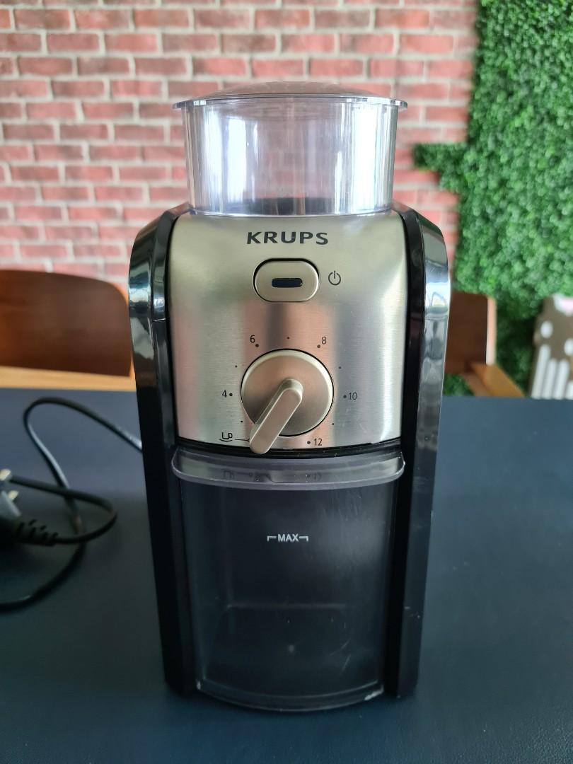 KRUPS Burr coffee grinder, TV & Home Appliances, Kitchen Appliances, Coffee Machines & Makers on