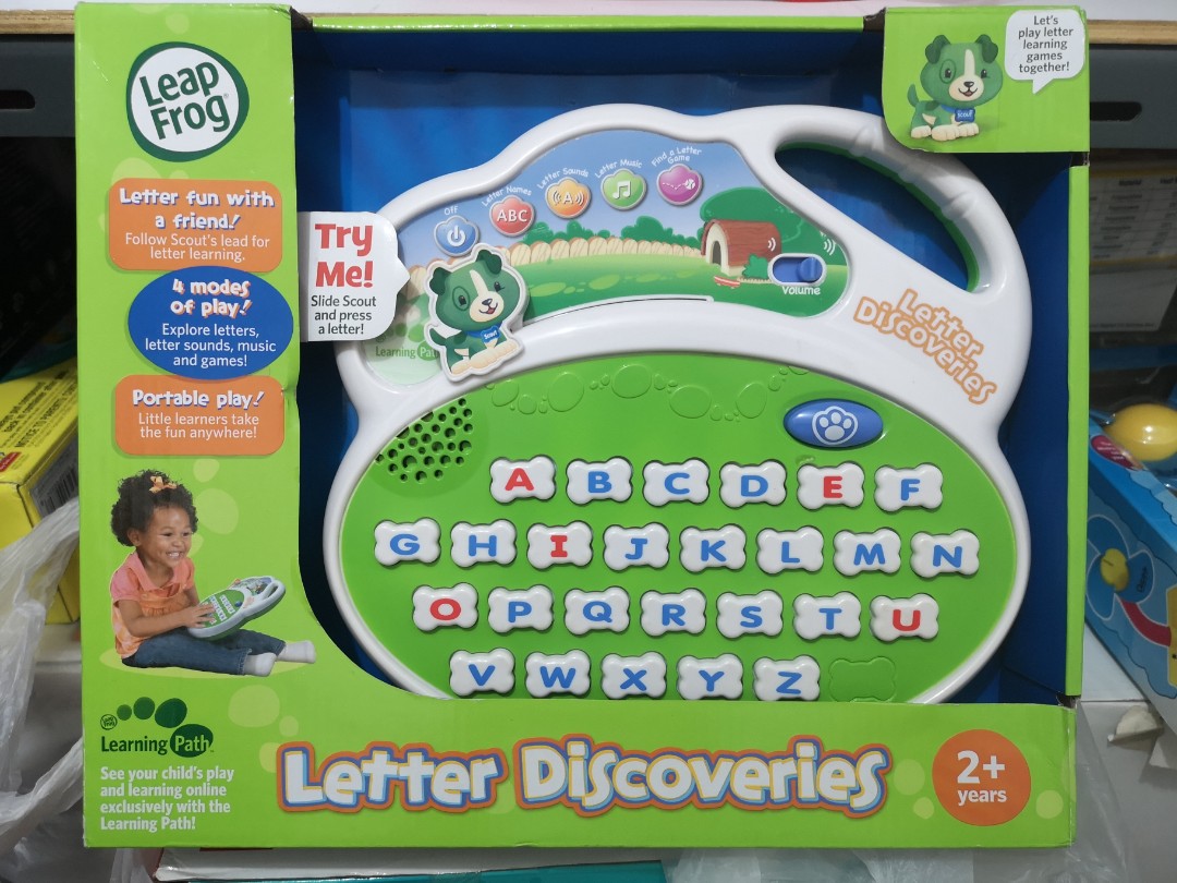 Leapfrog letter discoveries children