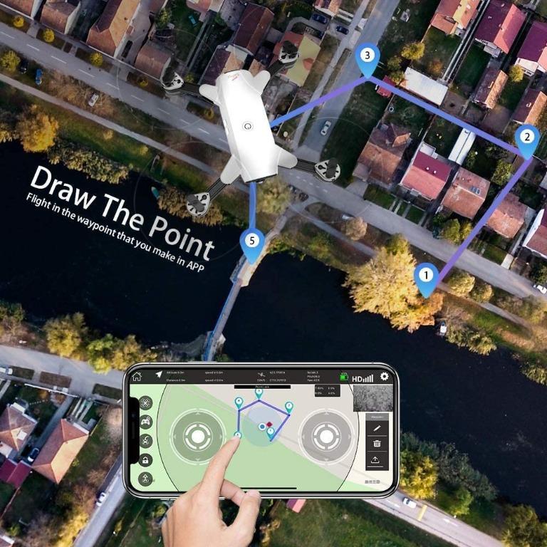 IDEA10 Mini Drone with 720P Camera, le-idea Dual Cameras FPV Drones RC