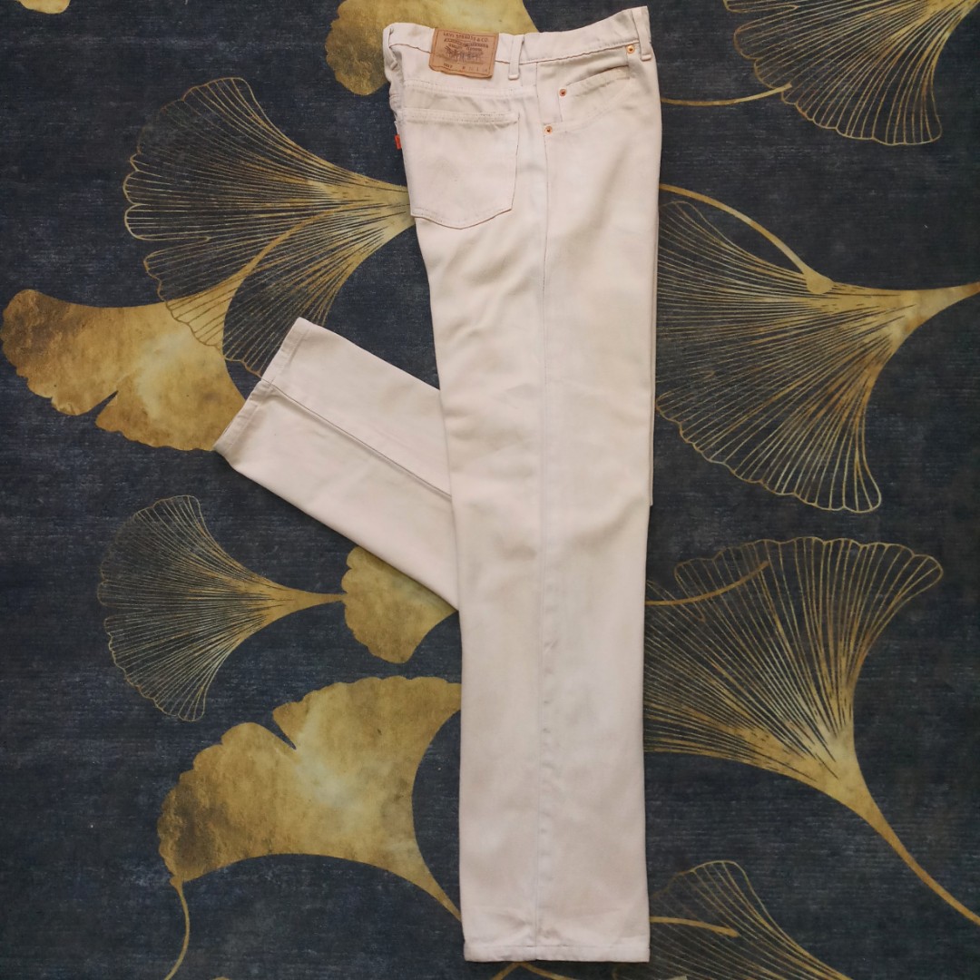 Levis 607 store orange tab