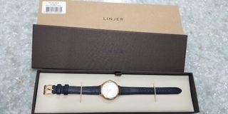 💥全新💥⌚LINJER - The Petite , Rose Glod/Navy 30MM