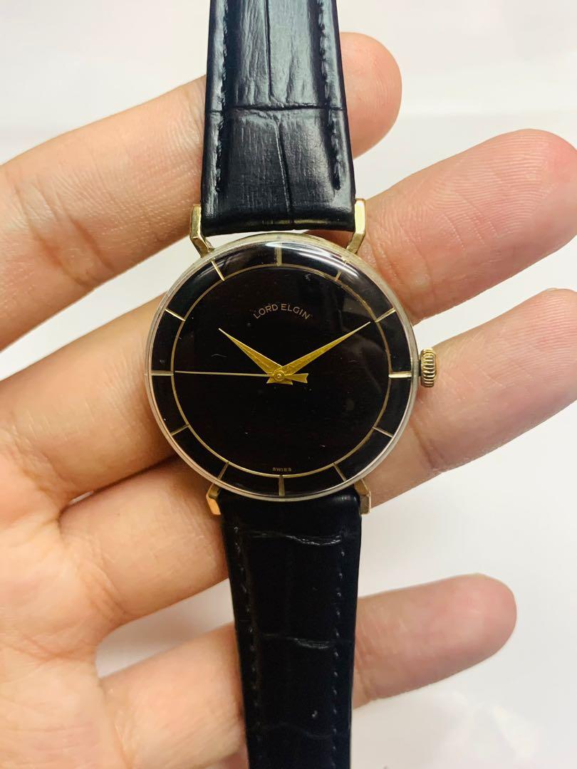 LORD ELGIN Durapower 32mm Swiss Automatic Watch 10k Gold Filled