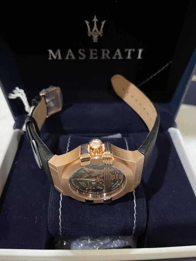 Maserati Automatic rose gold watches