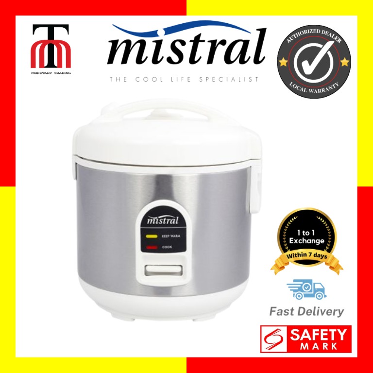 MISTRAL 1.0L RICE COOKER, TV & Home Appliances, Kitchen Appliances ...