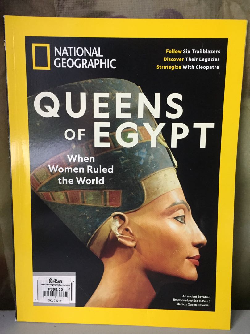 National Geographic Special Publication Queens of Egypt, Hobbies