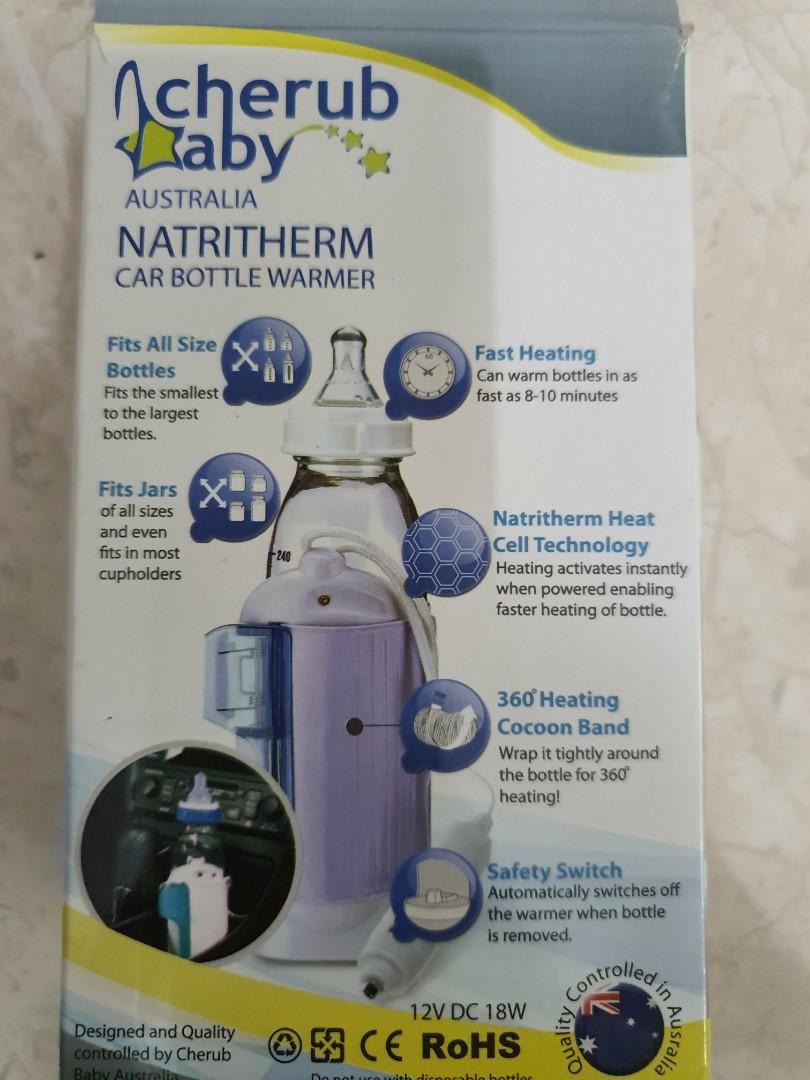 Cherub baby top car bottle warmer