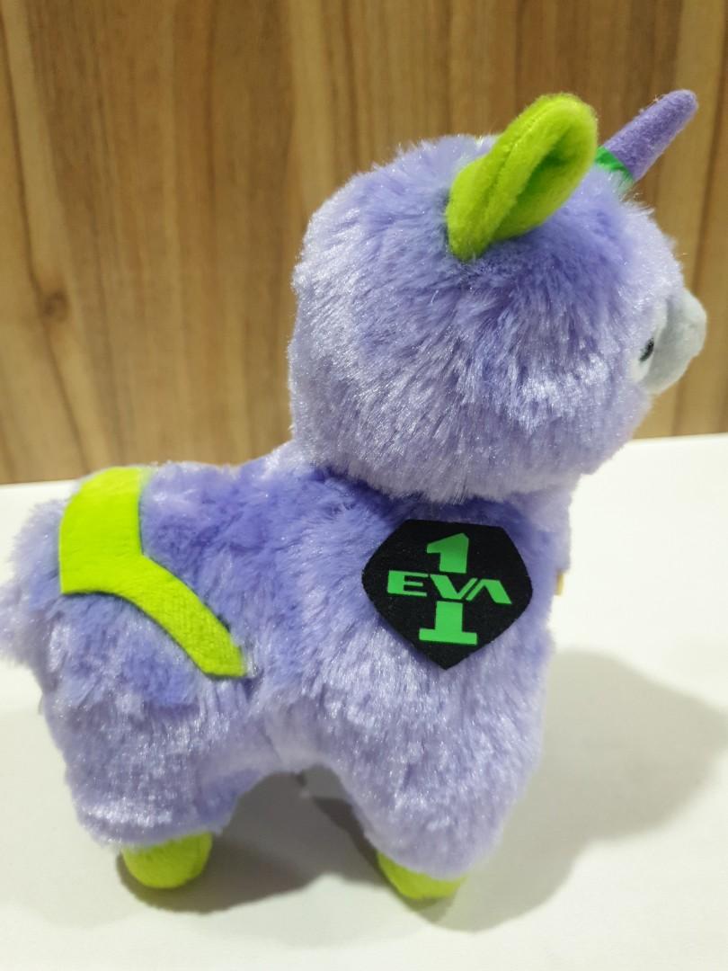 Neon Genesis EVANGELION alpaca Plush doll Stuffed toy purple Unit 1 Shinji