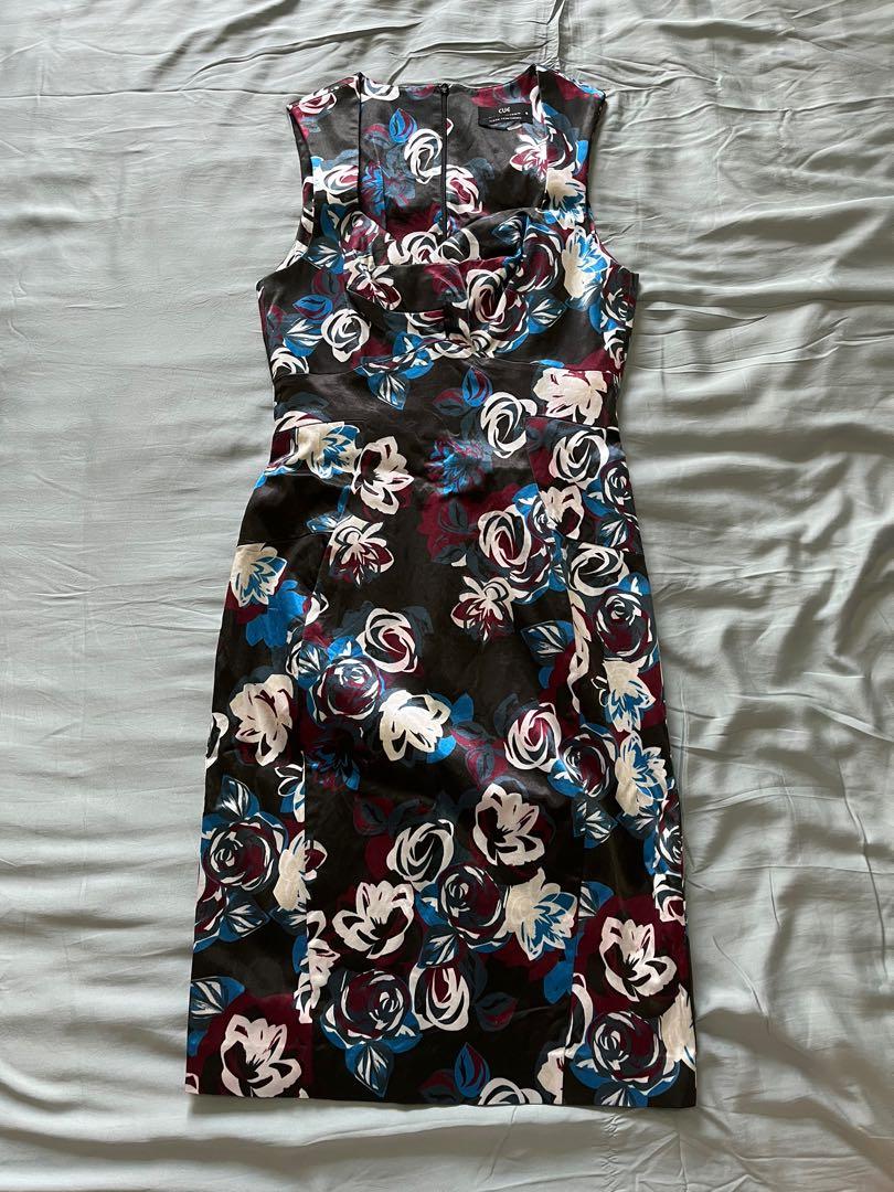 NEW CUE floral dress AUS8 Women s Fashion Dresses Sets Dresses on Carousell
