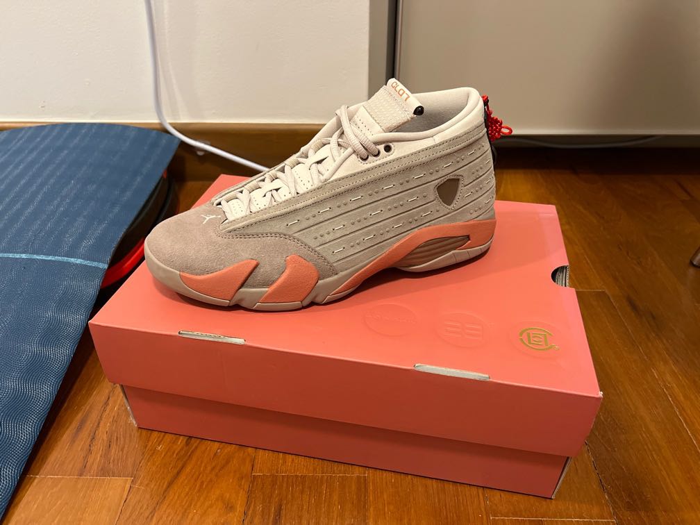 Nike Air Jordan 14 x clot Men s Fashion Footwear Sneakers on