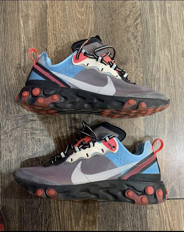 React Element 87 Solar Red, Men's Fashion, Footwear, Sneakers on Carousell
