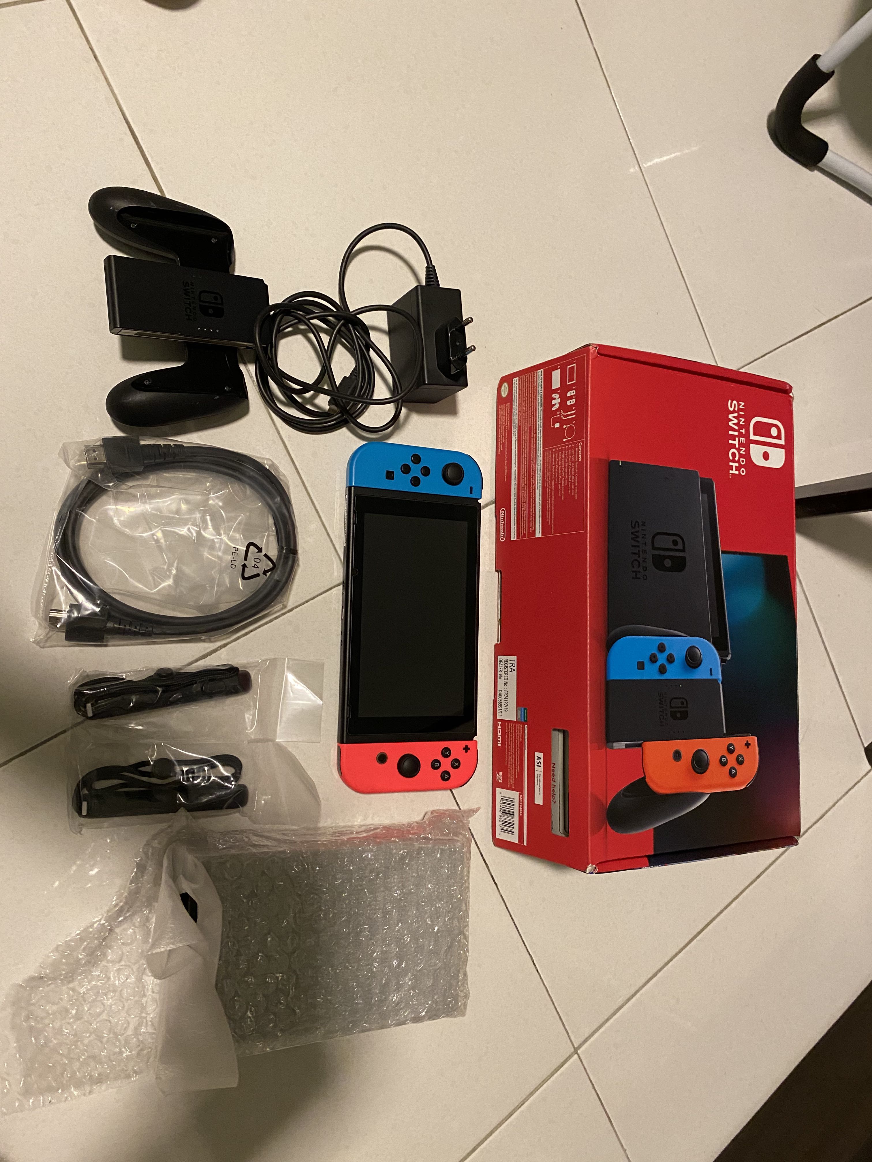 Nintendo Switch Neon V2 Console, Video Gaming, Video Games, Nintendo on Carousell
