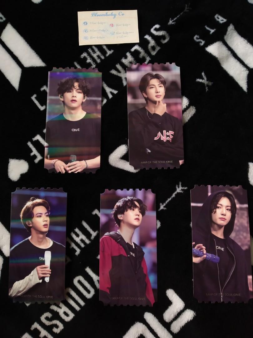 Official BTS MOTS ON:E DVD holo ticket, Hobbies & Toys, Memorabilia ...