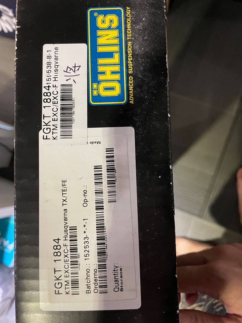Ohlins TTX cartridge kit for Ktm/ Husqvarna, Motorcycles, Motorcycle Accessories on Carousell