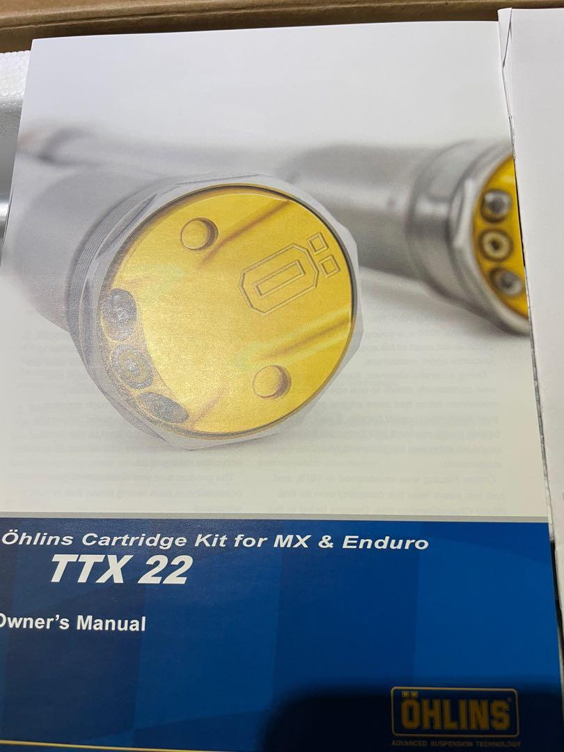 Ohlins TTX cartridge kit for Ktm/ Husqvarna, Motorcycles, Motorcycle Accessories on Carousell