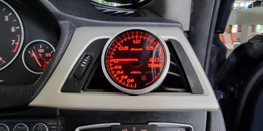 ORIGINAL Defi Boost Gauge 2 Bar with Sensor., Car Accessories