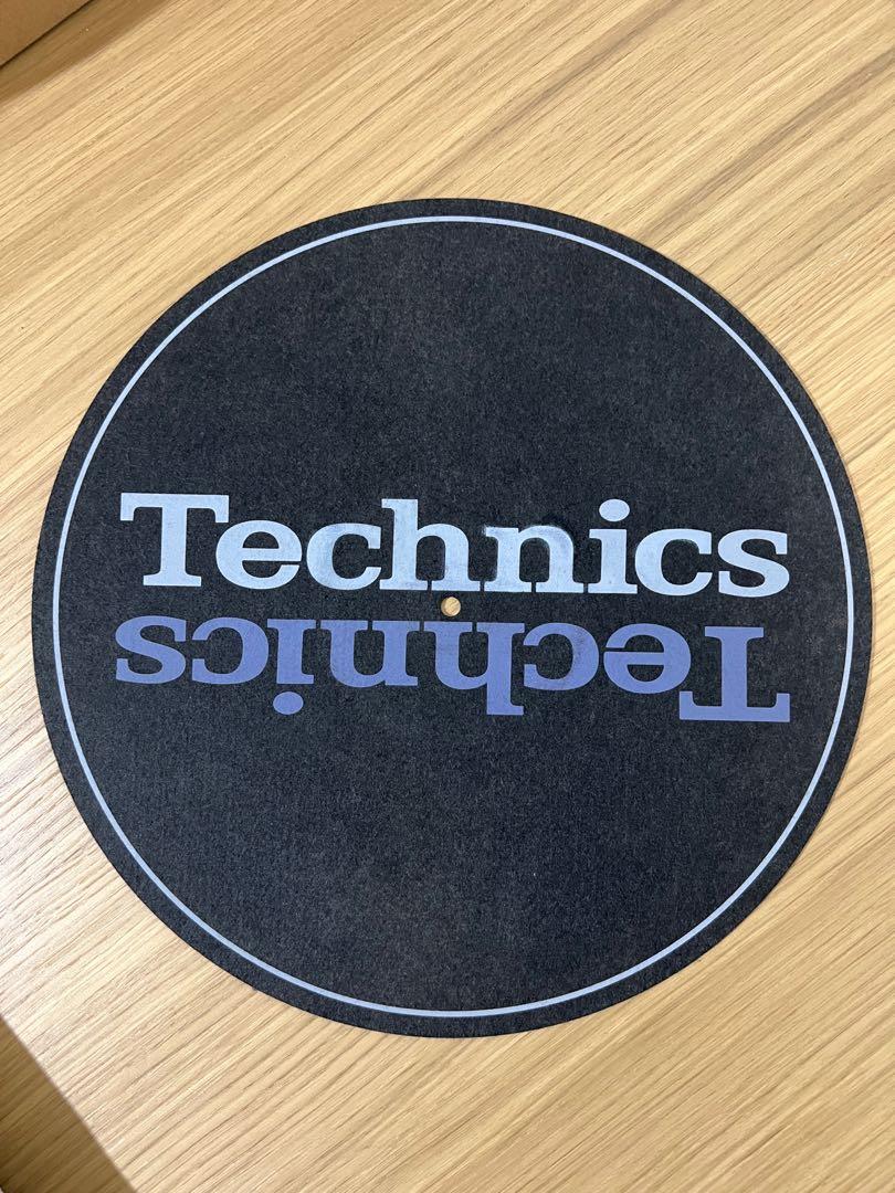 Original Technics Turntable Slipmat Slip Mat vinyl lp piring hitam