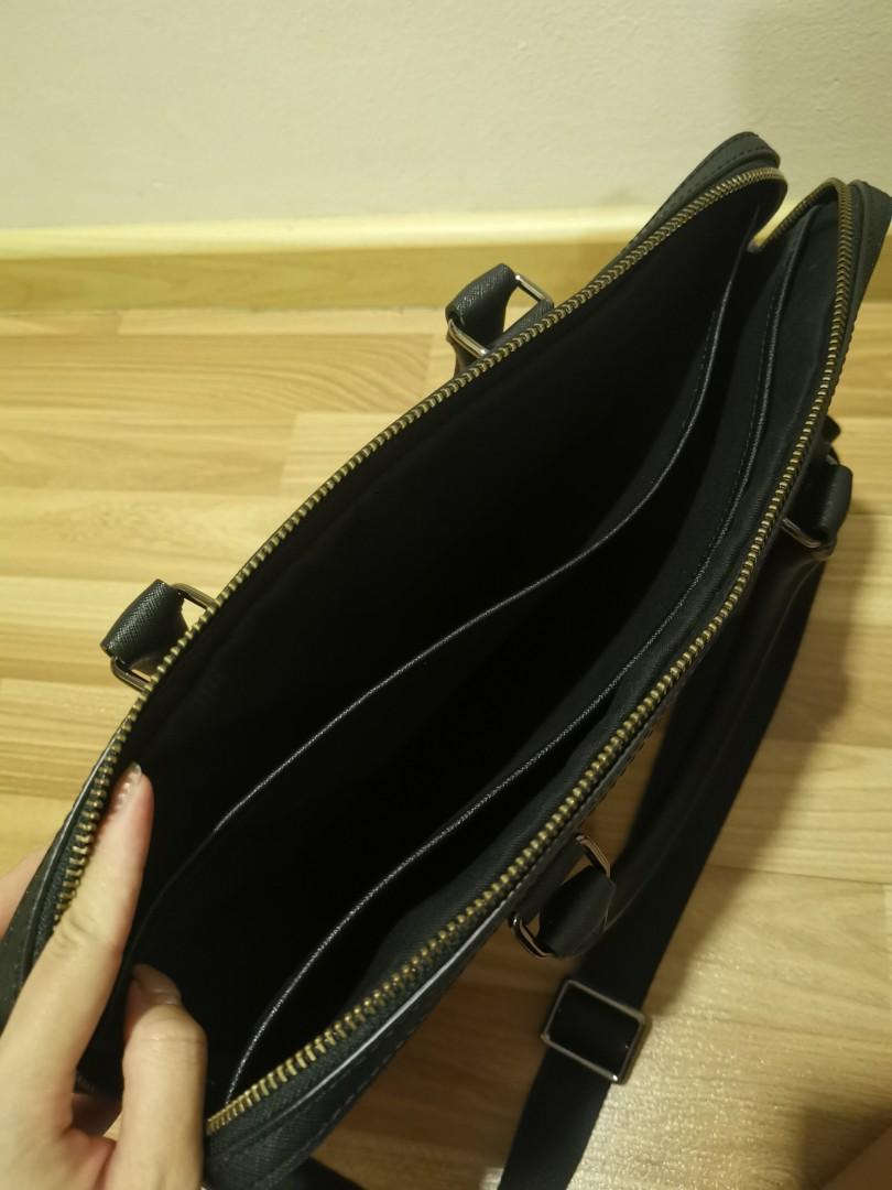 Oroton top laptop bag