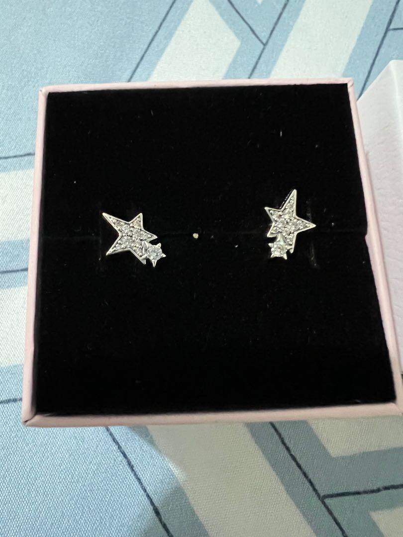 Pandora double star earrings