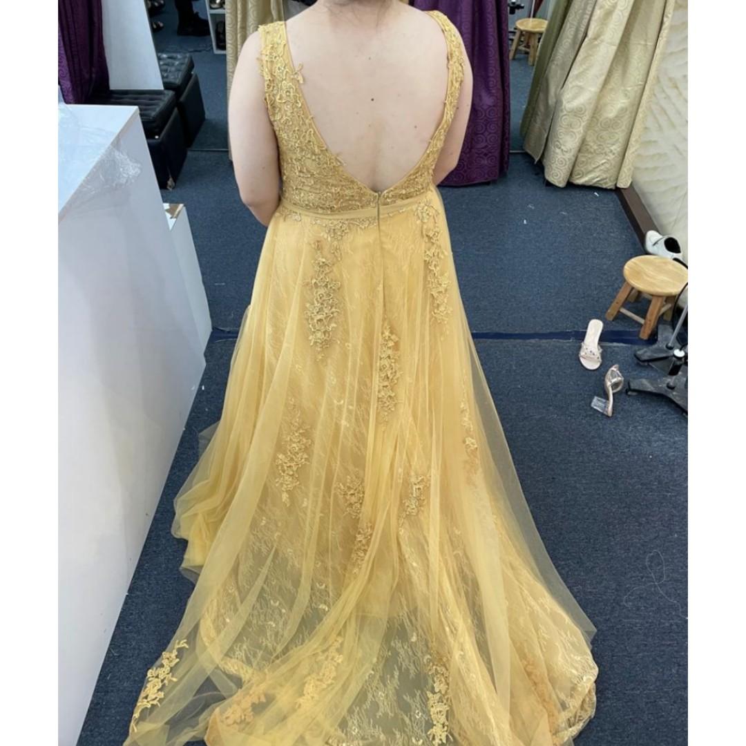 Gold evening dresses discount uk
