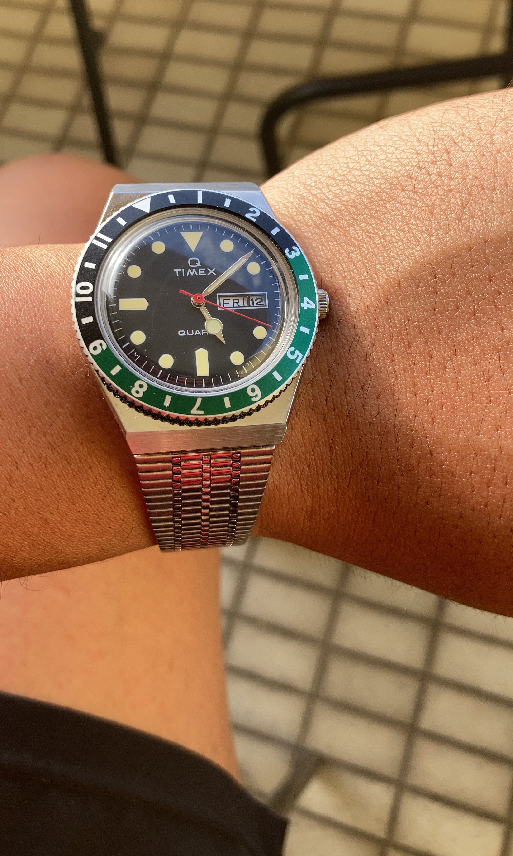 Timex q sales reissue green
