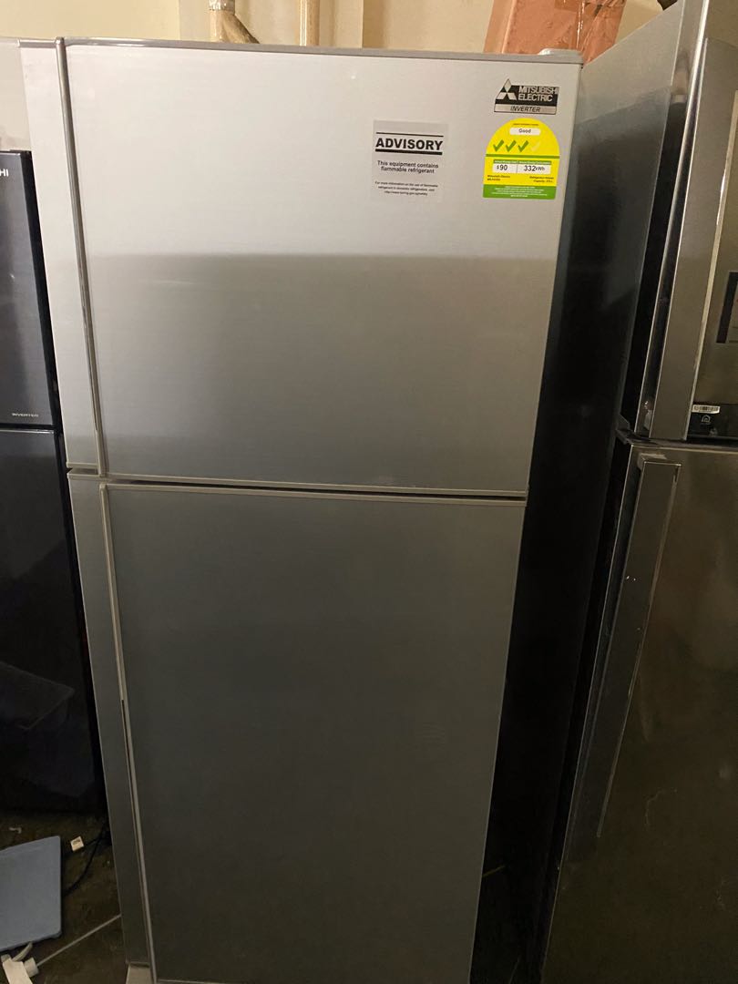 Quite new Mitsubishi 376l 2 door fridge / refrigerator, TV & Home
