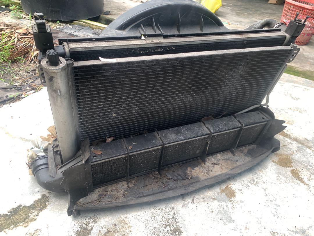 Radiator, Fan, Aircond Radiator, Supercharger Intercooler W203 W209
