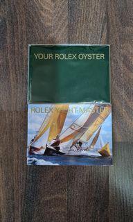 Rolex  oyster / yachtmaster booklet