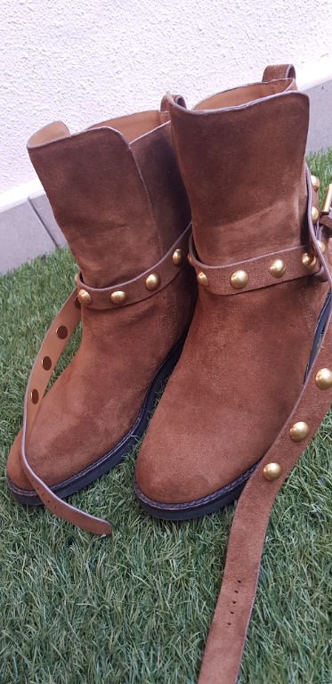 Red discount chloe boots