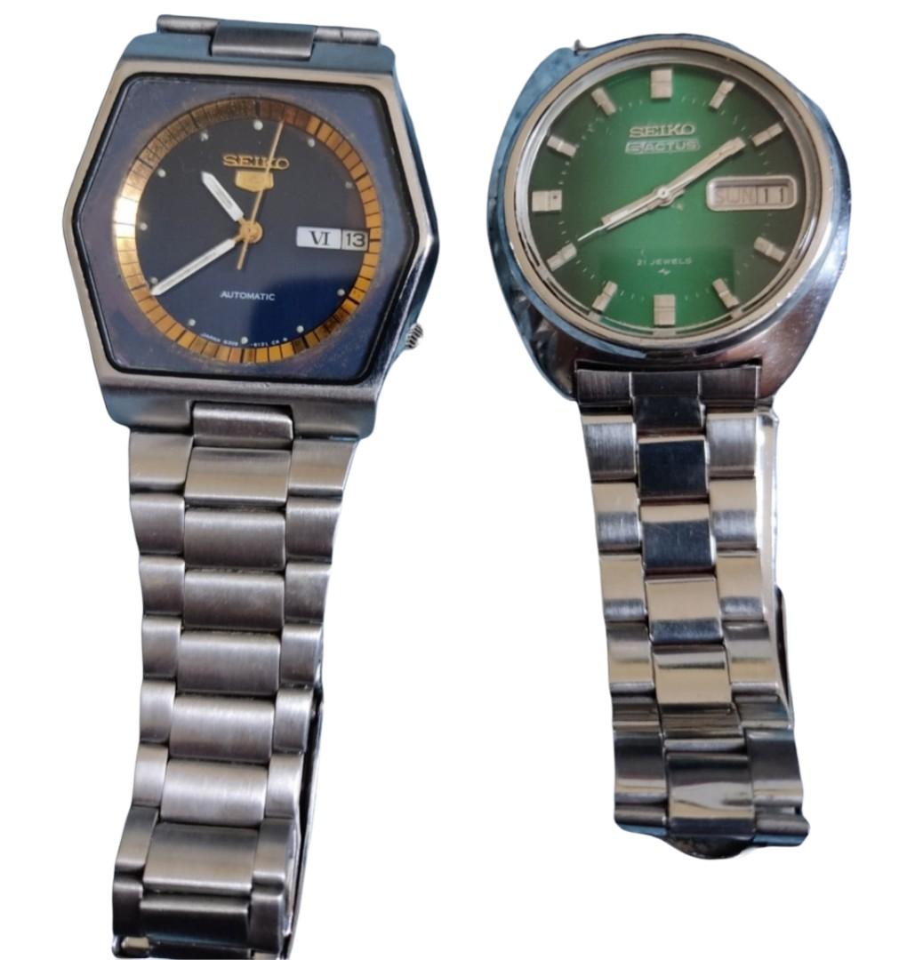 Seiko 5 Actus Seiko 5 lot sale vintage, Men's Fashion, Watches &  Accessories, Watches on Carousell