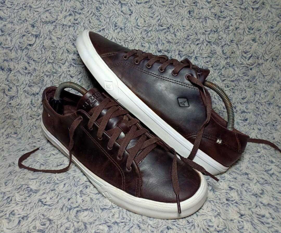 sperry striper leather