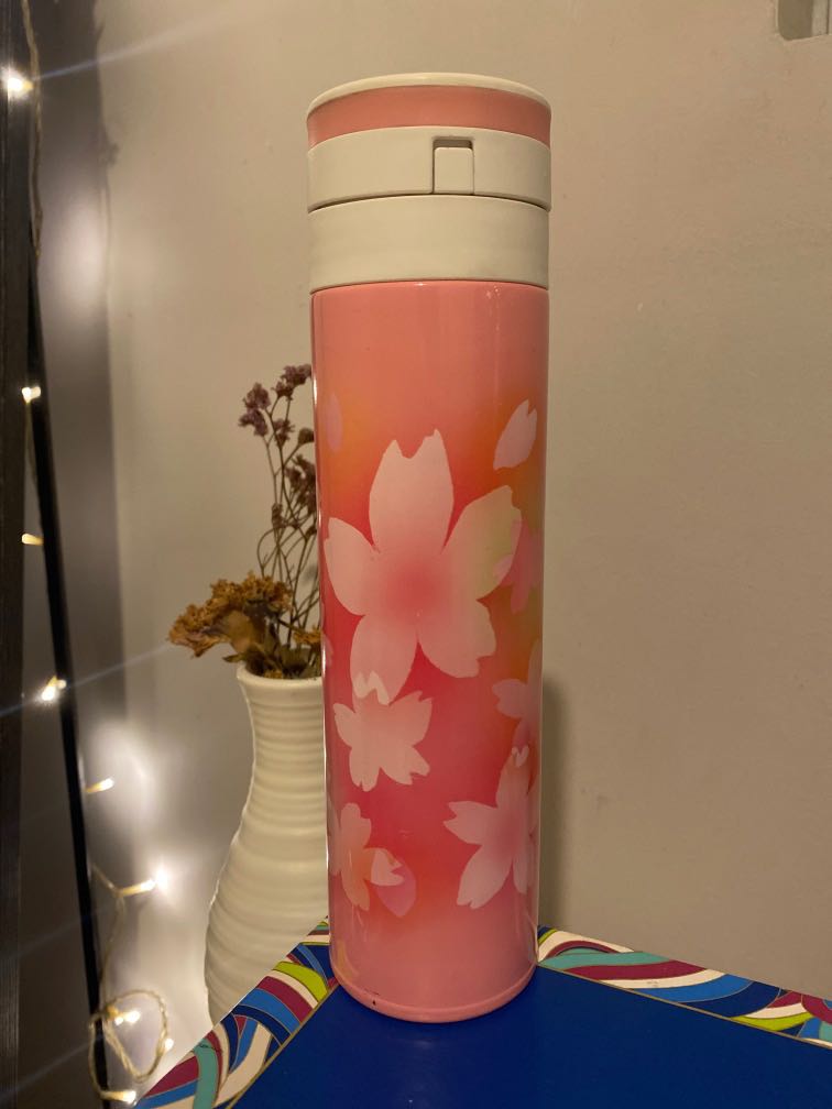 STARBUCKS JAPAN SAKURA INSULATED TUMBLER, Furniture & Home Living ...