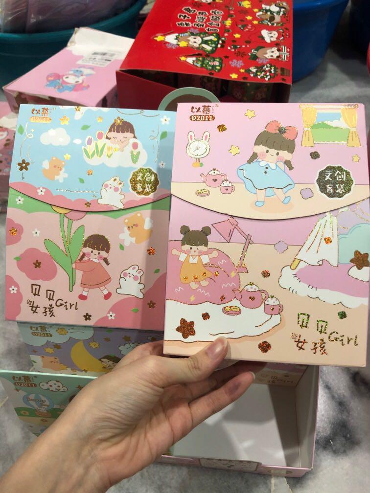 Stationery Blind Box pack little girl, Hobbies & Toys, Stationery