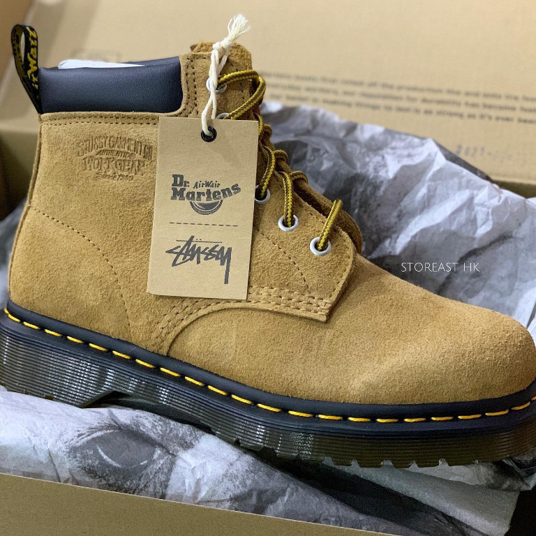 Stussy x DR.MARTENS 939 STUSSY CHESTNUT BOOT, 男裝, 鞋