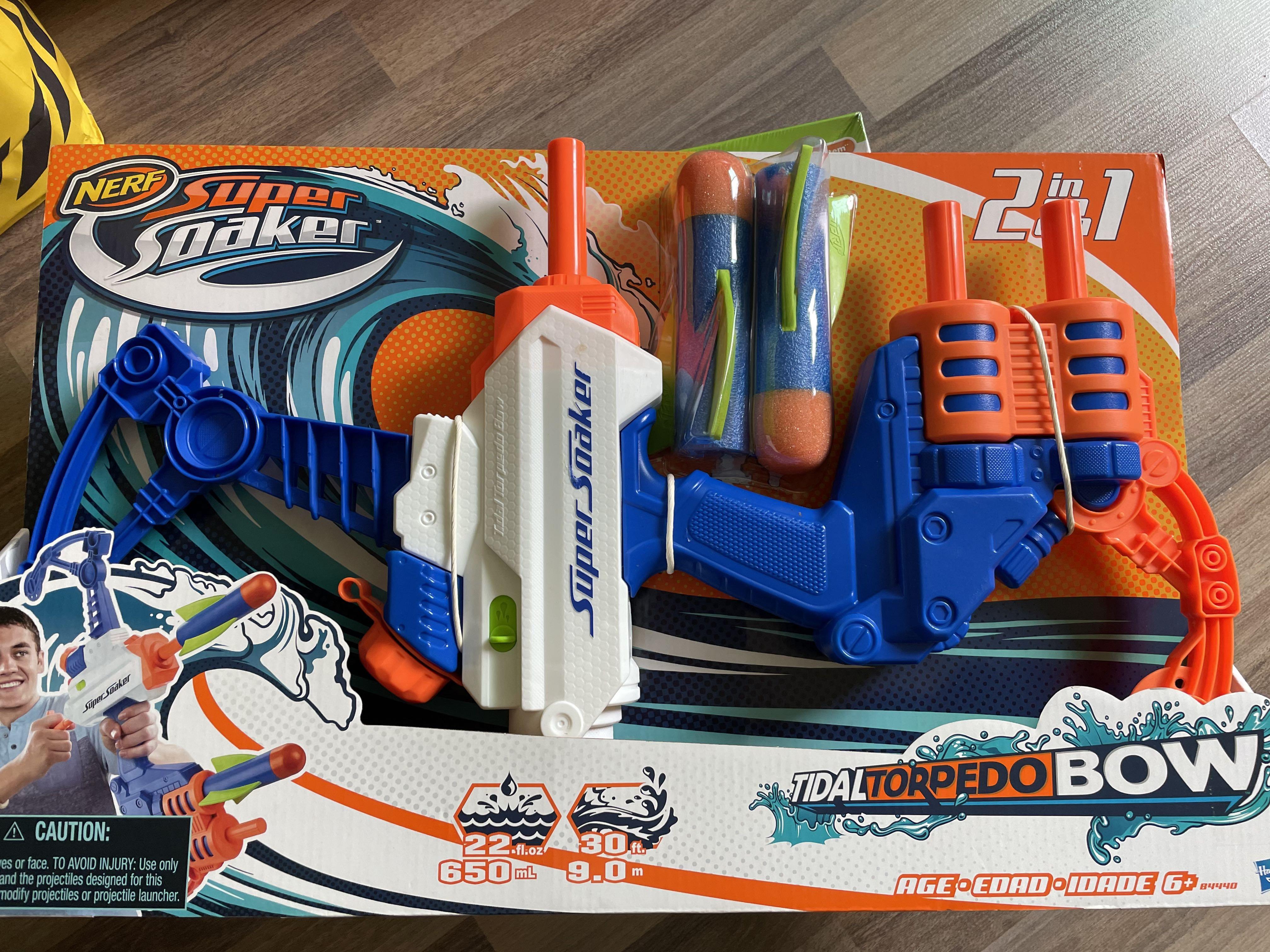 Nerf Super Soaker Torpedo Bow, Hobbies & Toys, & Games on Carousell
