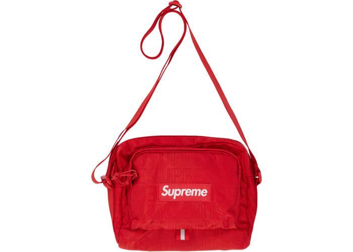Supreme SS19 Shoulder Bag Red Men s Fashion Bags Sling Bags on Carousell