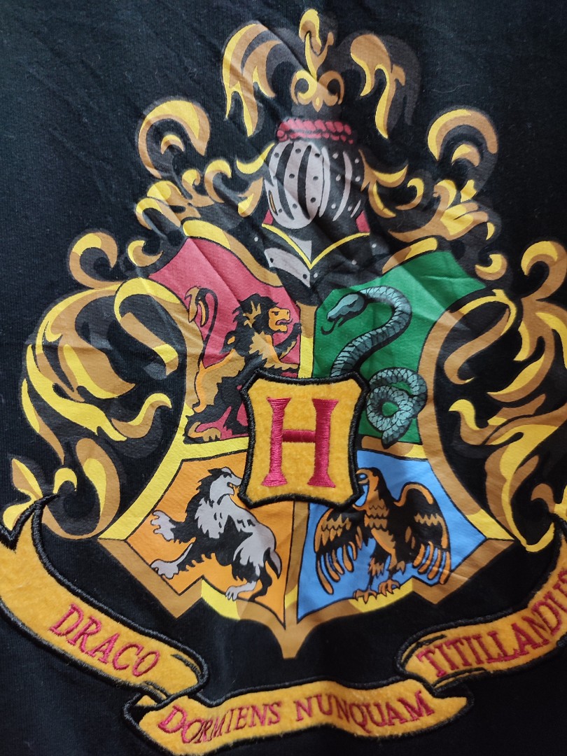 Hogwarts House Crest Sweatshirt Hoodie UK SIZE XS-XL BNWT Harry Potter New 