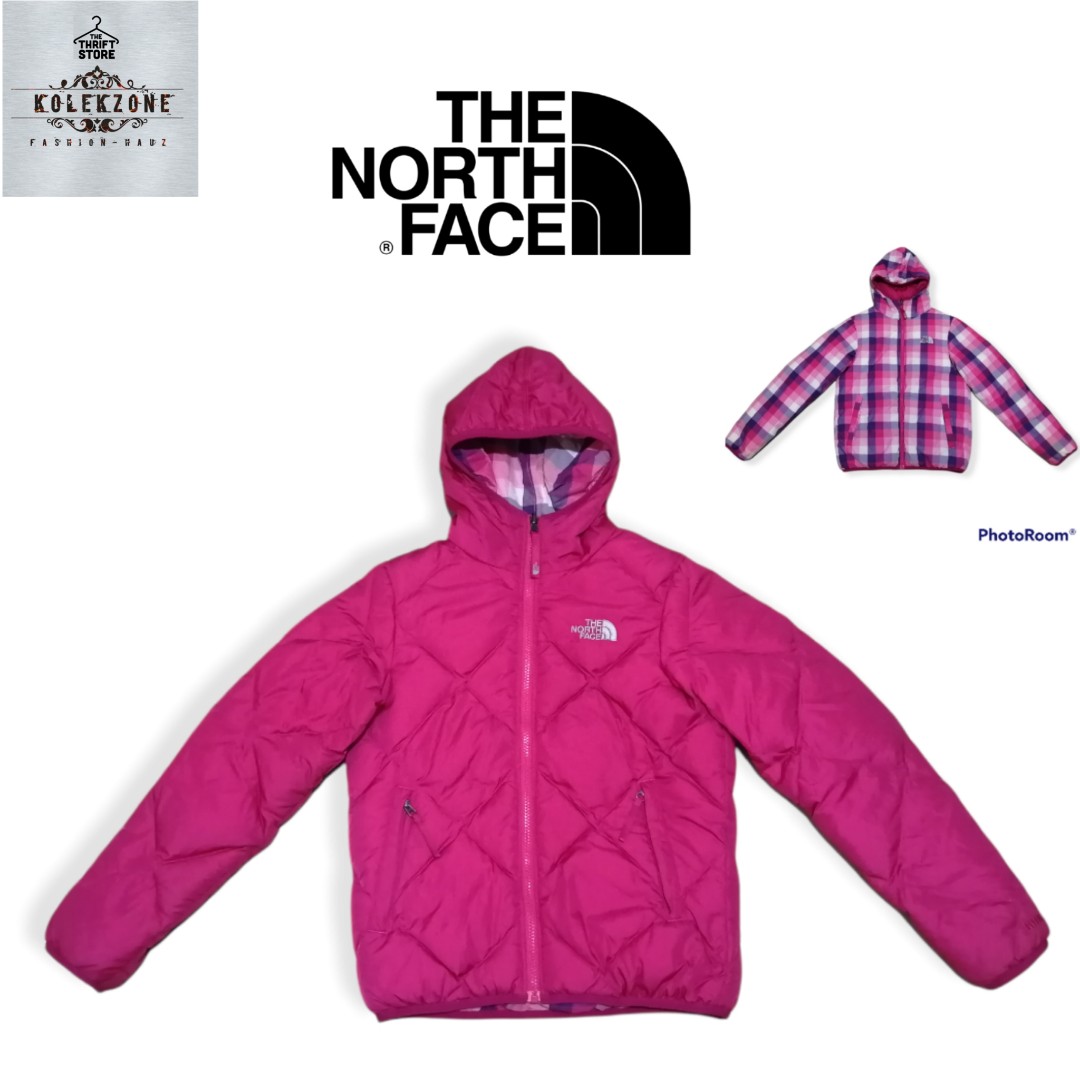 The north face puffer jacket 600 reversible.., Women's Fashion, Coats